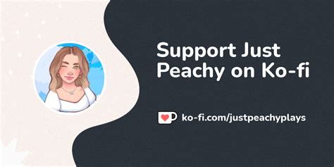 Support Just Peachy on Ko